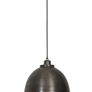 Light & Living Hanglamp Kylie 30cm, donker ruw nikkel