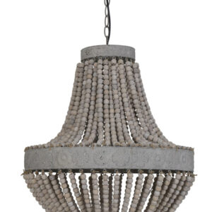 Light & Living Hanglamp Luna 51cm, kleur oud wit