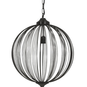 Light & Living Hanglamp Mala 50cm, mat zwart