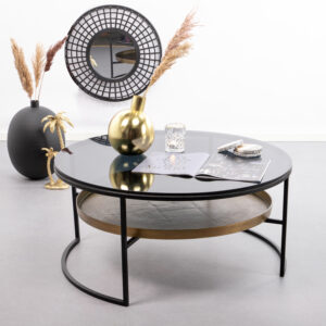 Light & Living Salontafel Rowdy Zwart/Antiek Brons