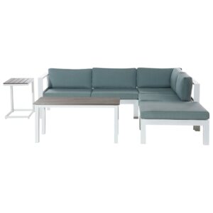 Loungeset Linkerzijde Aluminium Groen MESSINA