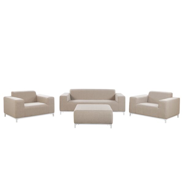 Loungeset Polyester Beige ROVIGO