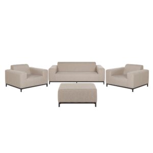 Loungeset Polyester Beige ROVIGO