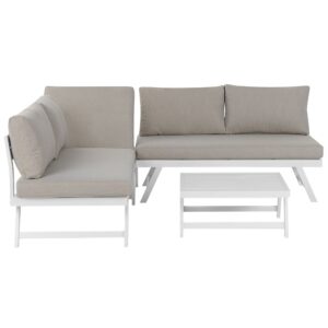 Loungeset Universeel Aluminium Taupe COCCORINO