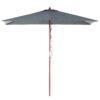 Parasol antraciet 144 x 195 cm FLAMENCO