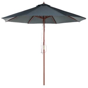 Parasol antraciet ⌀ 270 cm TOSCANA