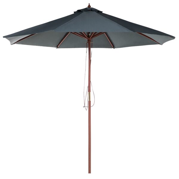 Parasol antraciet ⌀ 270 cm TOSCANA