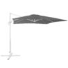 Parasol antraciet/wit 250 x 250 cm MONZA