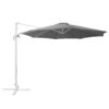 Parasol antraciet/wit ⌀ 300 cm SAVONA