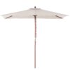 Parasol beige 144 x 195 cm FLAMENCO