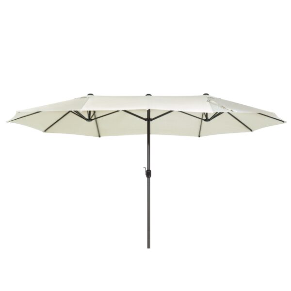 Parasol beige 460 x 270 cm SIBILLA