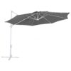 Parasol donkergrijs/wit ⌀ 295 cm SAVONA II