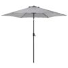 Parasol grijs ⌀ 270 cm VARESE