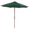 Parasol groen ⌀ 270 cm TOSCANA