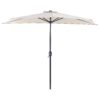 Parasol halfrond beige 270 cm GALATI