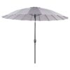 Parasol lichtgrijs ⌀ 255 cm BAIA