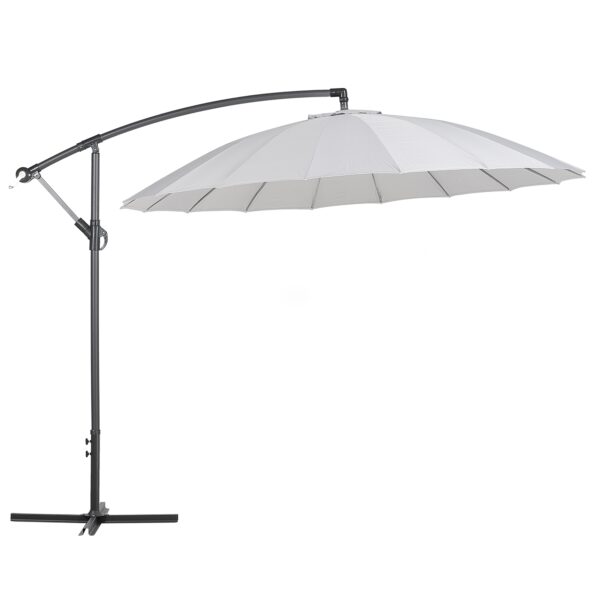 Parasol lichtgrijs ⌀ 268 cm CALABRIA II