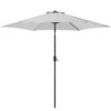 Parasol lichtgrijs ⌀ 270 cm VARESE