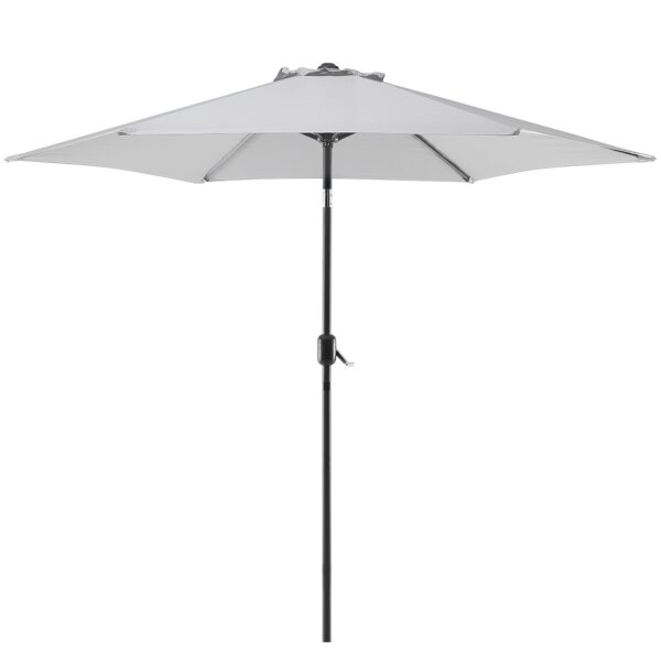 Parasol lichtgrijs ⌀ 270 cm VARESE