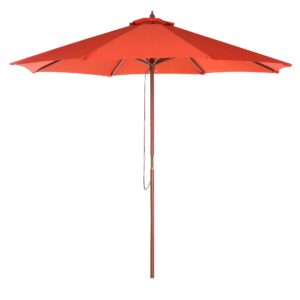 Parasol rood ⌀ 270 cm TOSCANA