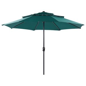 Parasol smaragdgroen ⌀ 285 cm BIBIONE