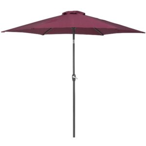 Parasol wijnrood ⌀ 270 cm VARESE