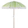 Parasol wit/groen ⌀ 150 cm MONDELLO