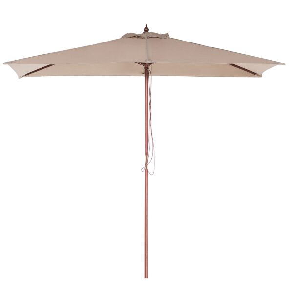 Parasol zandbeige 144 x 195 cm FLAMENCO