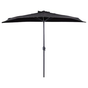 Parasol zwart ⌀ 270 cm GALATI