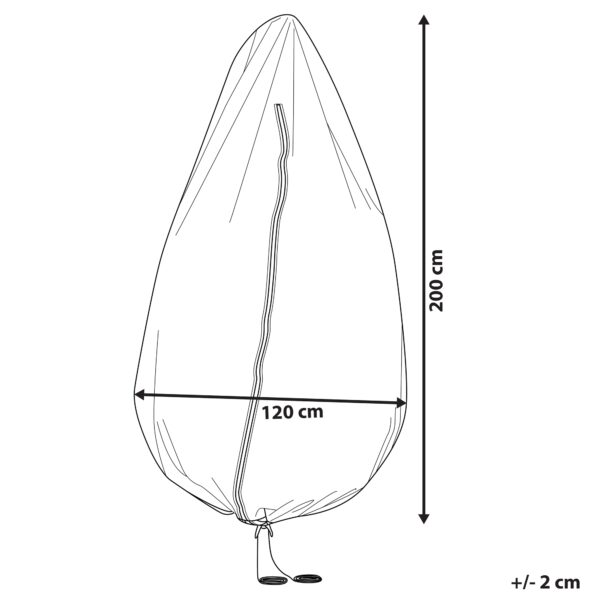 4251682265225 Regenhoes voor hangstoel 200 x 120 x 120 cm CHUVA