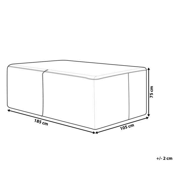 4251682229531 Regenhoes voor tuinmeubelen 185 x 105 x 75 cm CHUVA