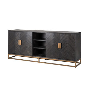 Richmond Dressoir Blackbone Brass, 225cm