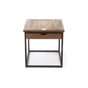 Rivièra Maison Bijzettafel Shelter Island 55cm, met lade