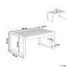 4251682274951 Salontafel Aluminium Geanodiseerd Donkergrijs SALERNO