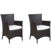 Set van 2 stoelen Donkerbruin ITALY