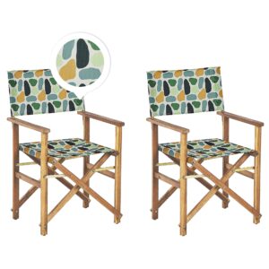 Set van 2 stoelen Hout Multicolor CINE