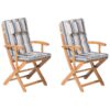 Set van 2 stoelen Hout Multicolor MAUI