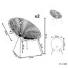 4251682268479 Set van 2 stoelen Lichtgrijs ACAPULCO II