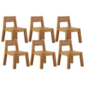 Set van 6 stoelen Hout Lichte houtkleur LIVORNO