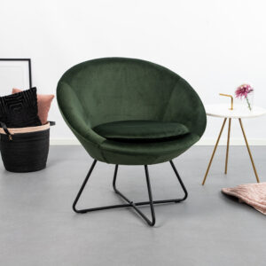 Sohome Fauteuil Vagn Velvet, kleur Forest Green