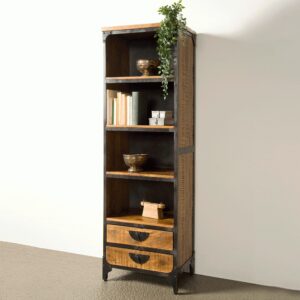 Tower Living Boekenkast Basto 190 x 60cm, Mangohout