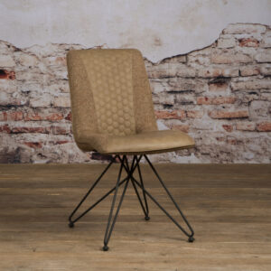 Tower Living Eetkamerstoel Capri kleur Vintage Brown