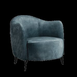 Tower Living Fauteuil Bondo, kleur blauw