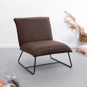 Tower Living Fauteuil Vilar, kleur bruin