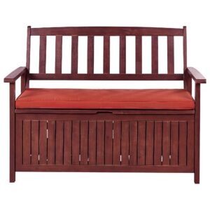 Tuinbank Hout 120 cm Rood SOVANA