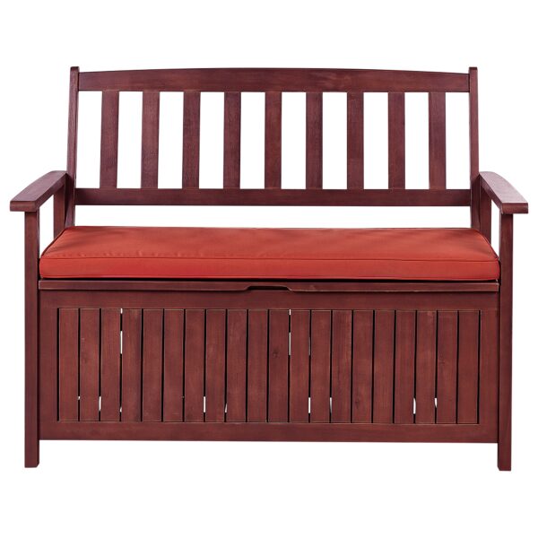 Tuinbank Hout 120 cm Rood SOVANA