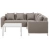 Tuinsofa Linkerzijde Polyester Beige BELIZE