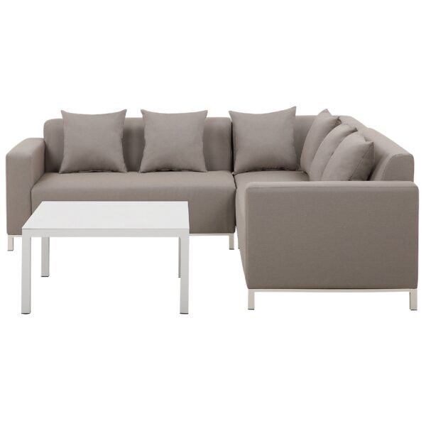 Tuinsofa Linkerzijde Polyester Beige BELIZE