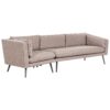 Tuinsofa Linkerzijde Polyester Beige LORETELLO