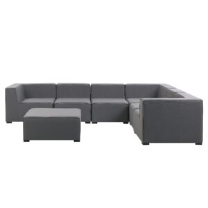 Tuinsofa Linkerzijde Polyester Grijs AREZZO